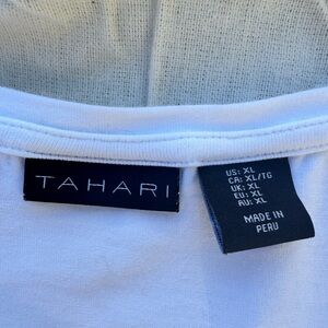 Tahari Classic White Tee